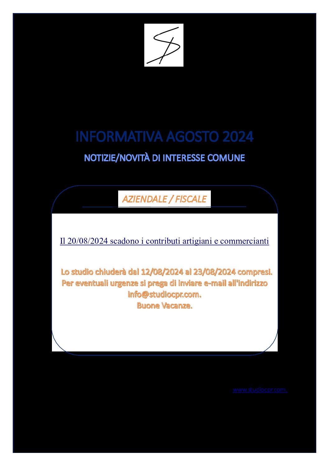 informativa agosto 2024